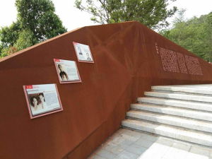 开福耐候钢挡土墙
